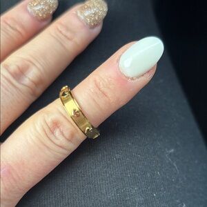 Kate Spade gold ring size 7 Gold Heart Ring